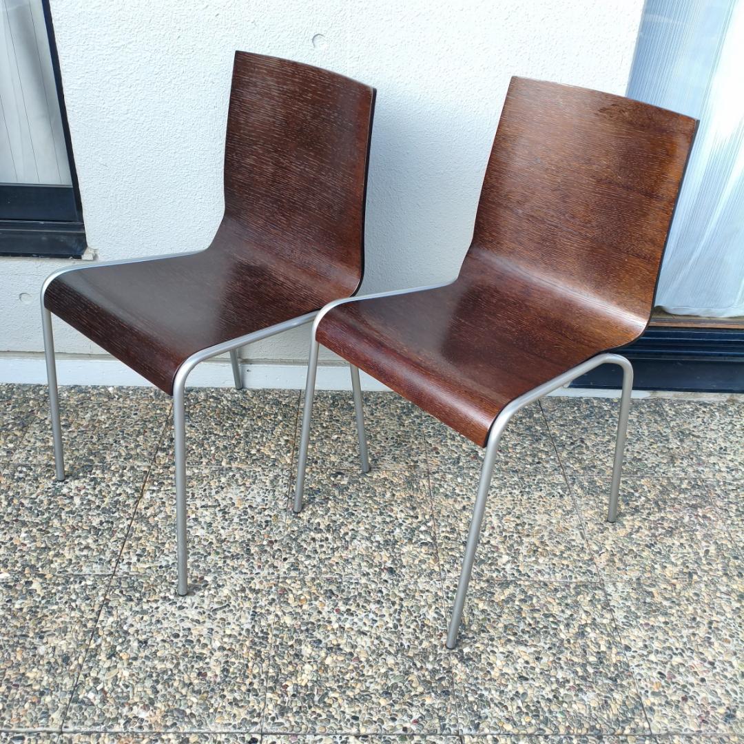 Calligaris カリガリス スタッキングチェア ITALY ２脚セット