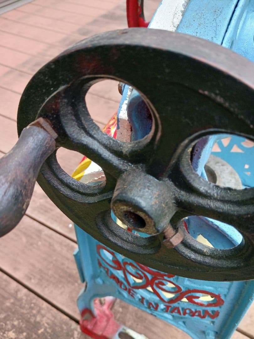 レトロ 手動かき氷機 Chidori