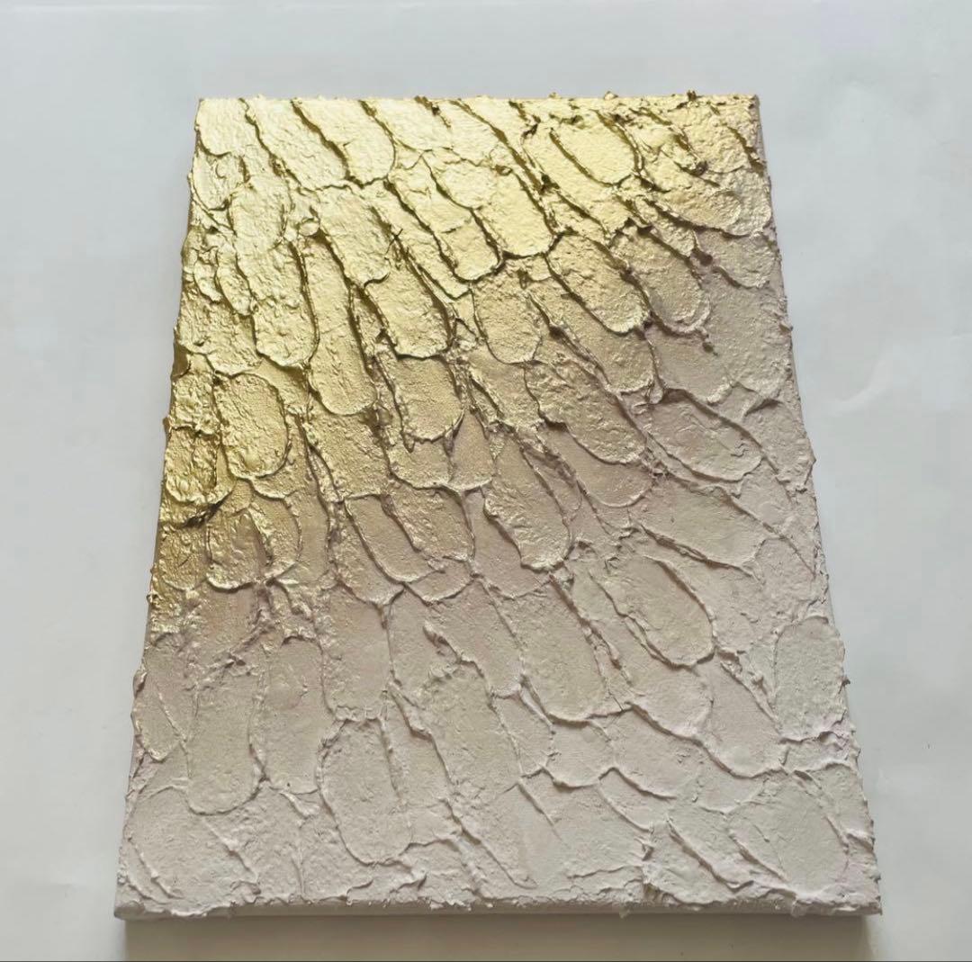 立体感ある抽象画 ｜絵画 テクスチャーアート　北欧　インテリア　モダン