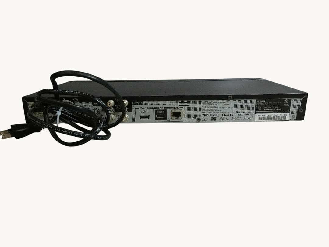 TOSHIBA DBR-W1008ブルーレイレコーダー 本体 0211A049