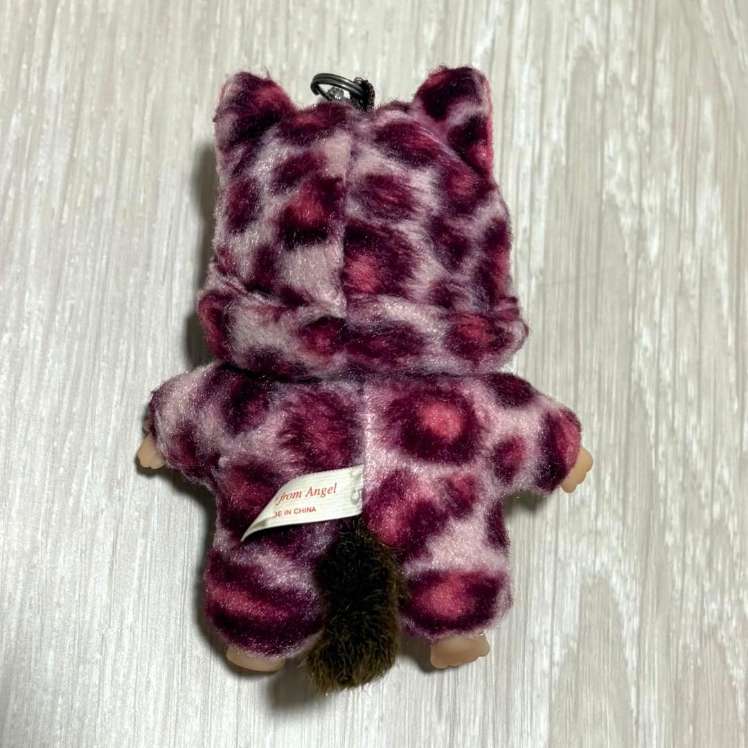 ベビチッチ 豹柄 ヒョウ柄 ピンク キーホルダーモンチッチ monchhichi