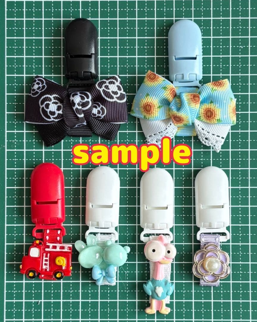 ꕤ︎︎名札クリップ 3点ꕤ︎︎ 650円