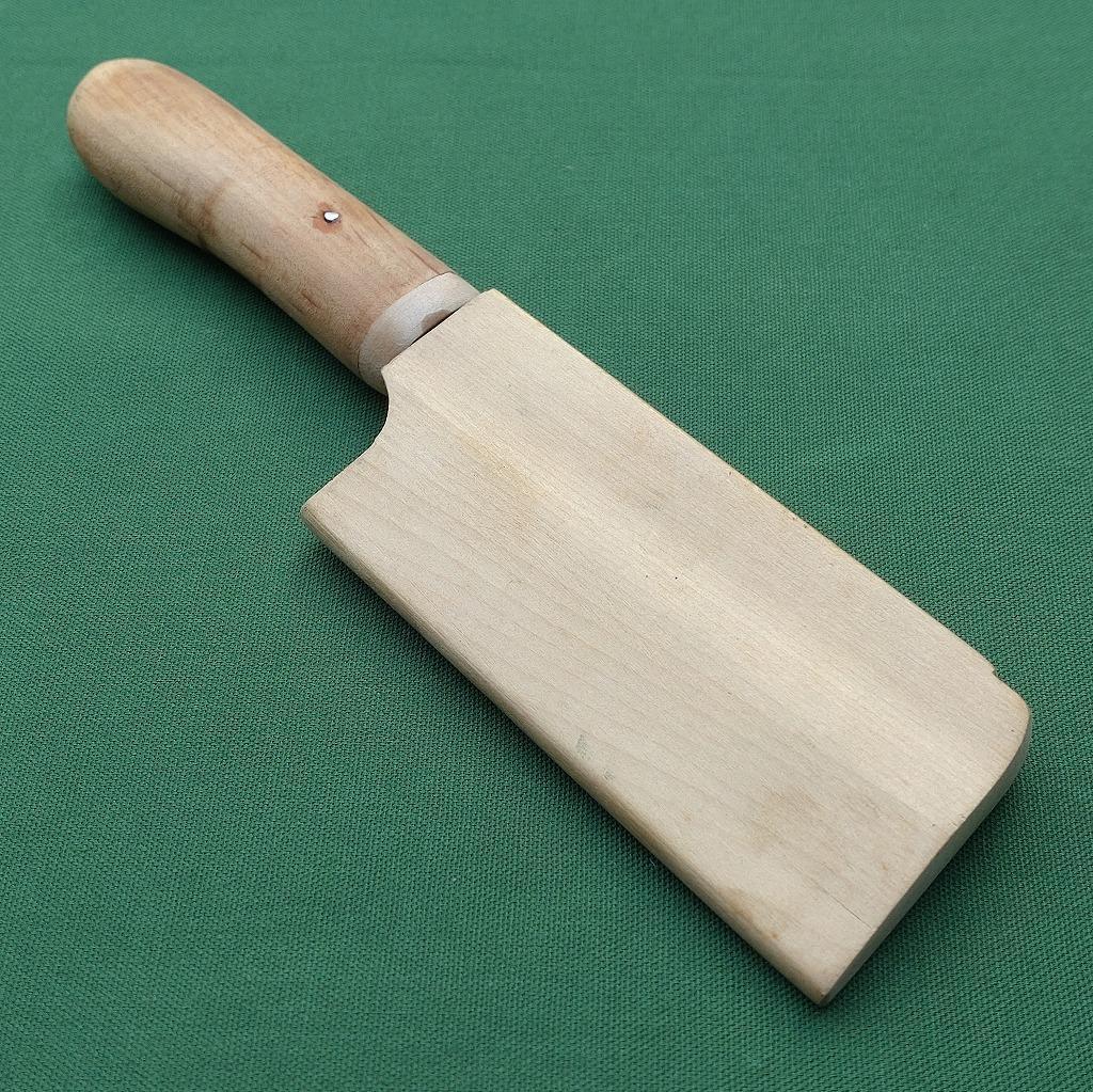 花切鉈 特製 本割込 刃長約80㎜ 木製鞘付 華道 生花 なた ナタ《0219》