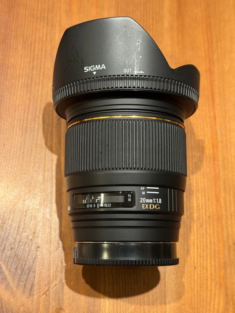 SIGMA 20mm F1.8 EX DG Aspherical RF ソニー