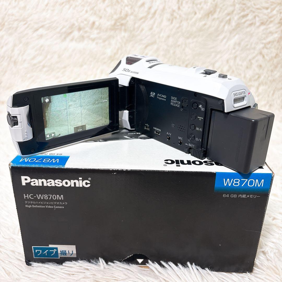 ✨美品✨ パナソニック デジタルハイビジョン ビデオカメラ HC-W870M
