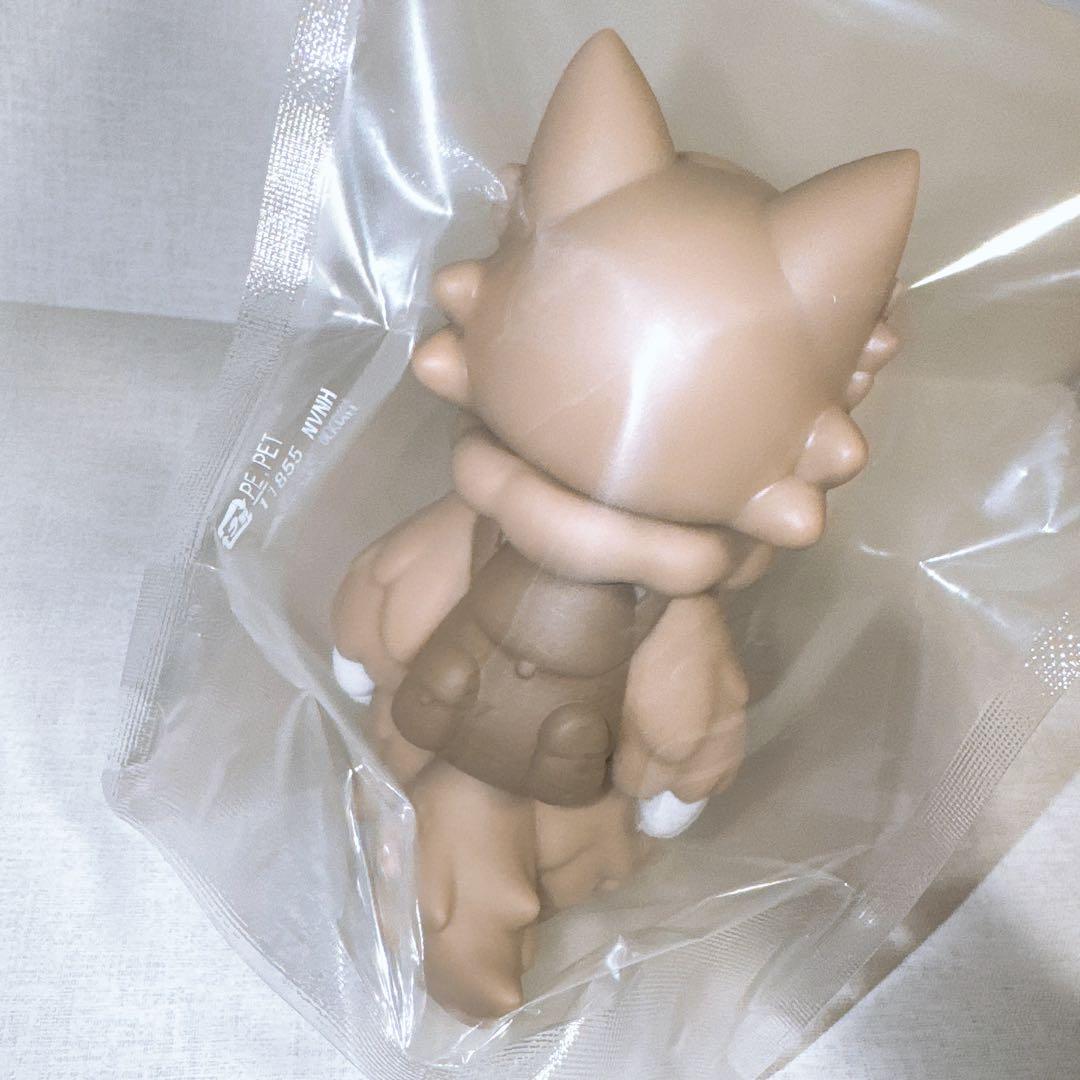 【新品】 あらいきりこ おおかみくん ソフビ ミルクティー