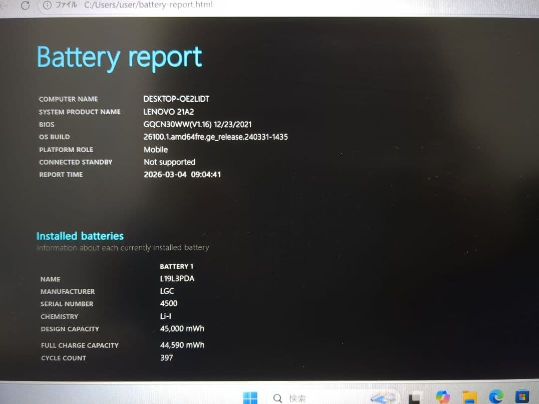 ThinkBook 14 Gen 3 Ryzen 5 8GB・256GB SSD