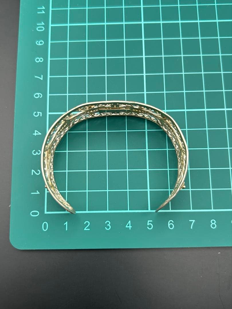 TOM 925 シルバー silver 銀線細工 バングル カフス