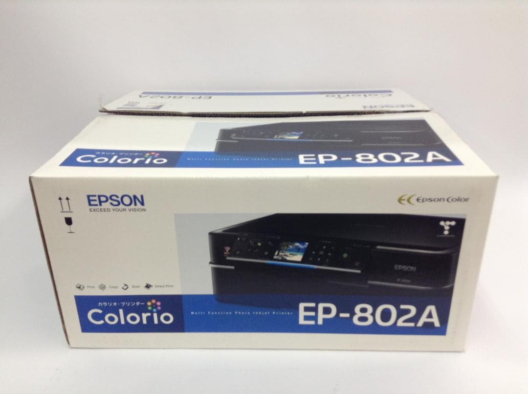 EPSON プリンター EP-802A 通電確認済み 元箱有 付属品多数