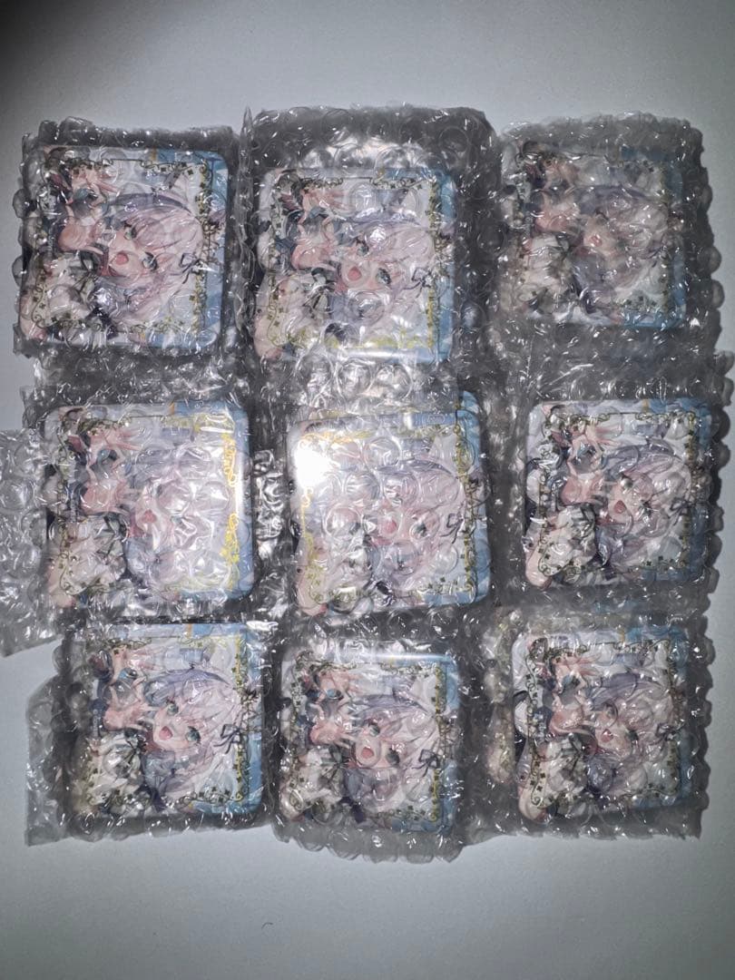白上フブキ 推し活フェア スクエア缶バッジ 箔押し 30点