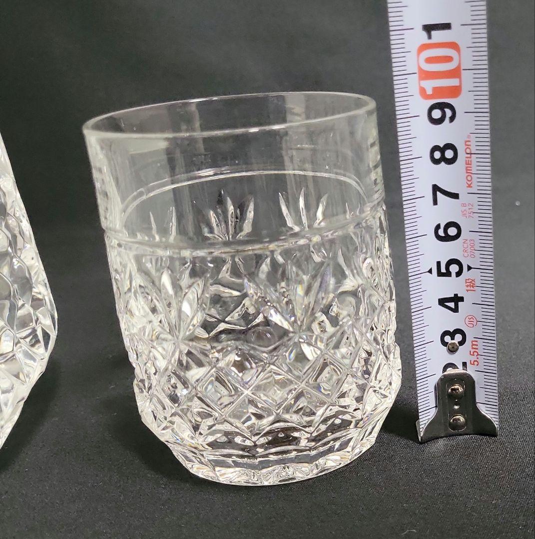 クリスタルガラス デキャンタとグラス６個セット 未使用品