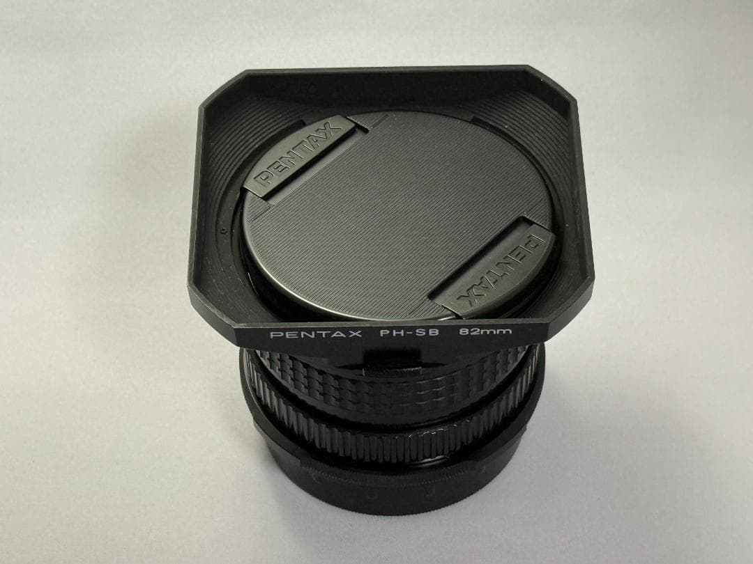 PENTAX SMC PENTAX 67 45mm f/4 フード付き