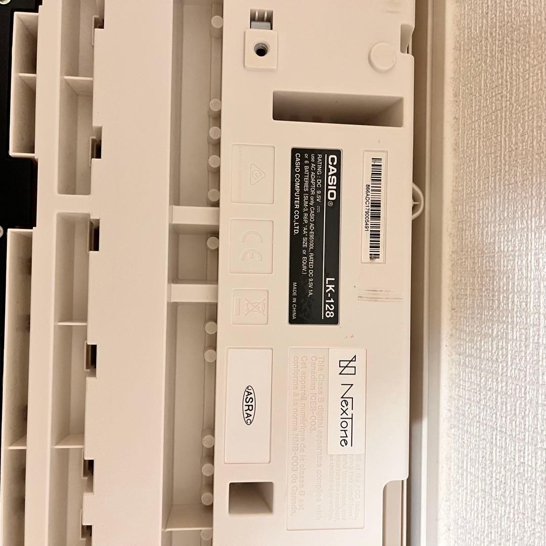 【美品】CASIO カシオ 光ナビゲーションキーボード LK-128