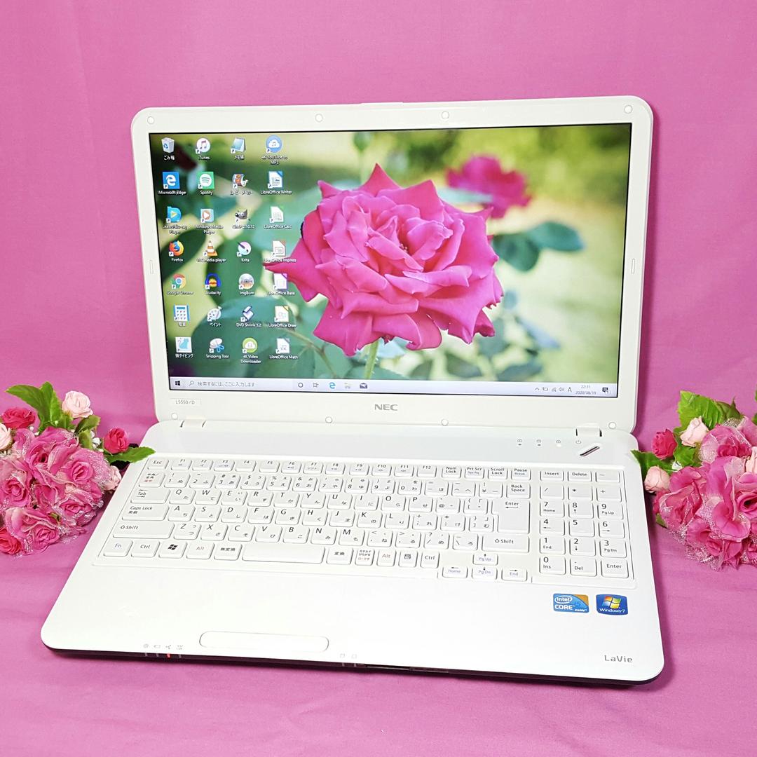 Win10搭載❥︎Core-i5❥︎白色LaVie✿ブルーレイ✿ＨＤＭＩ&テンキ