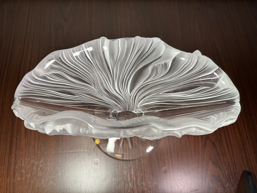 LALIQUE ラリック Ichor イコル クリスタルフラワーベース 花瓶