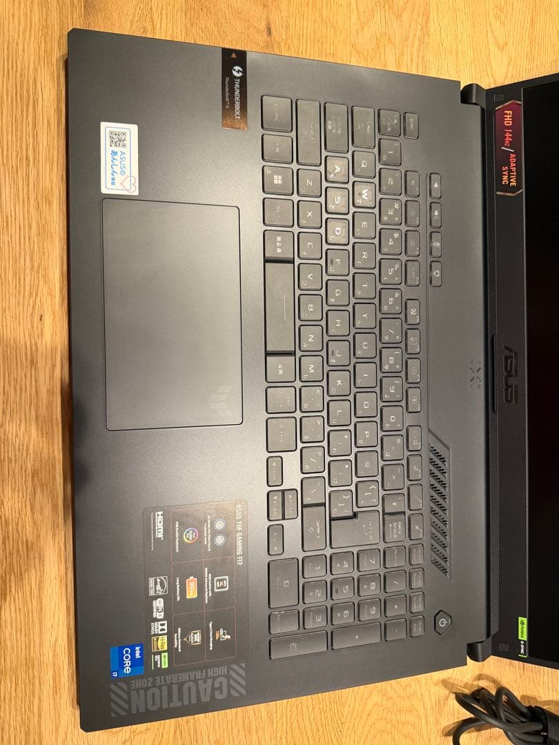 ASUS TUF Gaming F17 FX707VV ゲーミングノートPC