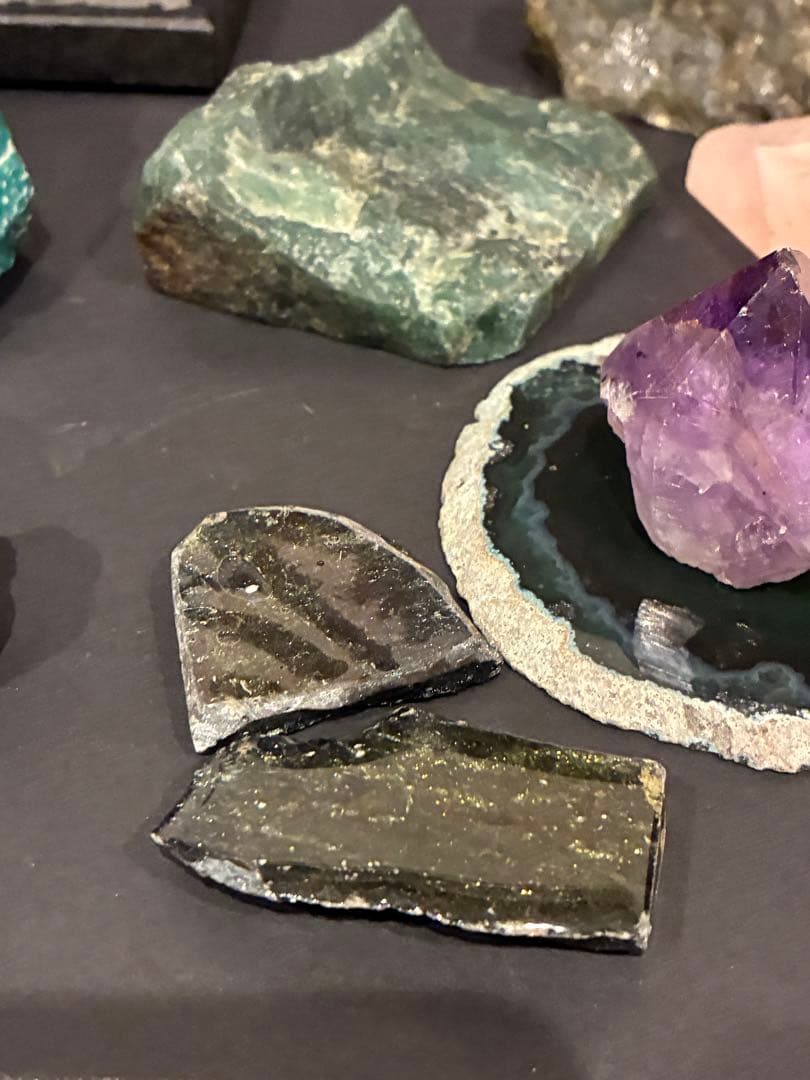 メノウ　水晶 クラスター　石　値下げしました‼️