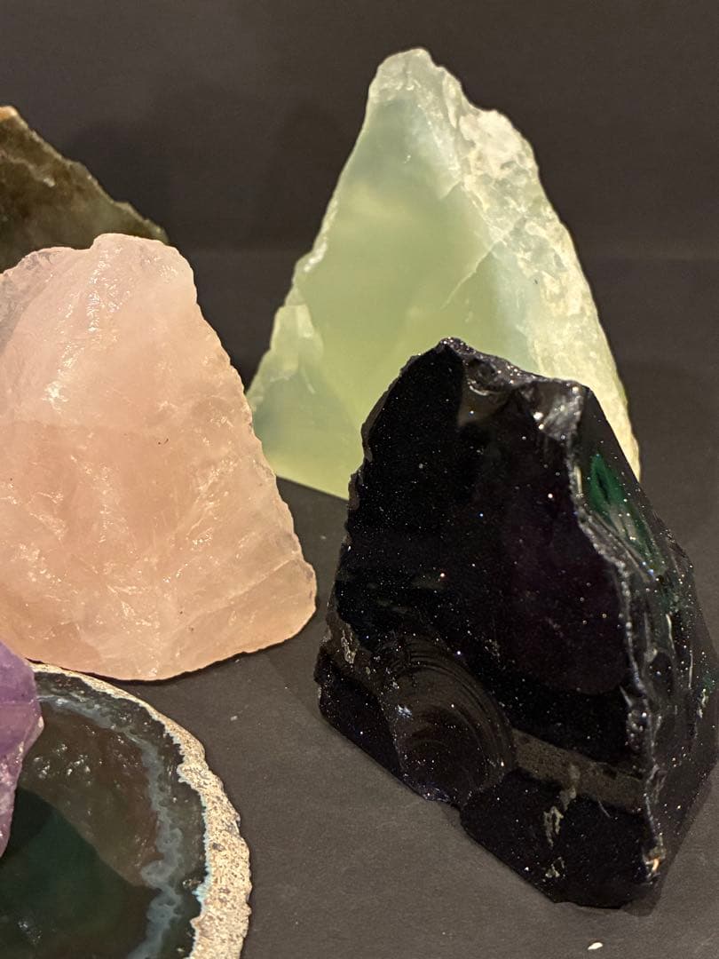 メノウ　水晶 クラスター　石　値下げしました‼️