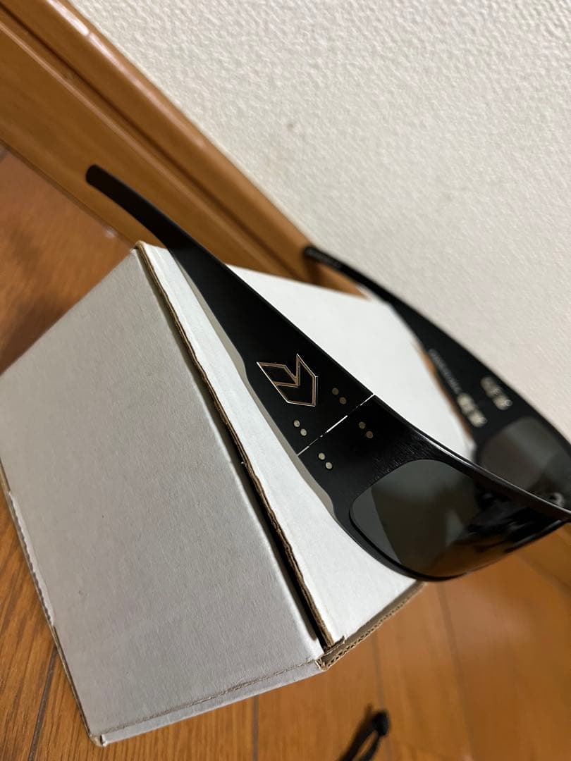 実物　GATORZ MAGNUM2.0 アジアンフィットブラックサングラス