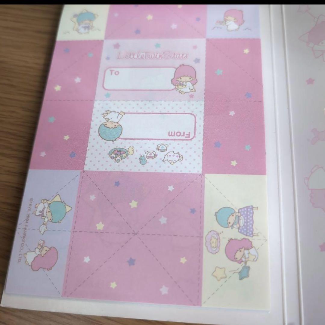【レア】サンリオ リトルツインスターズ キキララ メモ　デザインメモ セット売り