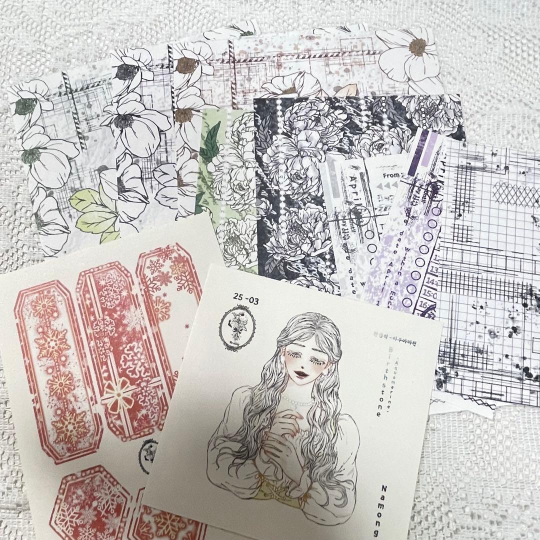 【ももさん専用①】コラージュノート&コラージュ素材100枚以上おすそ分けセット他