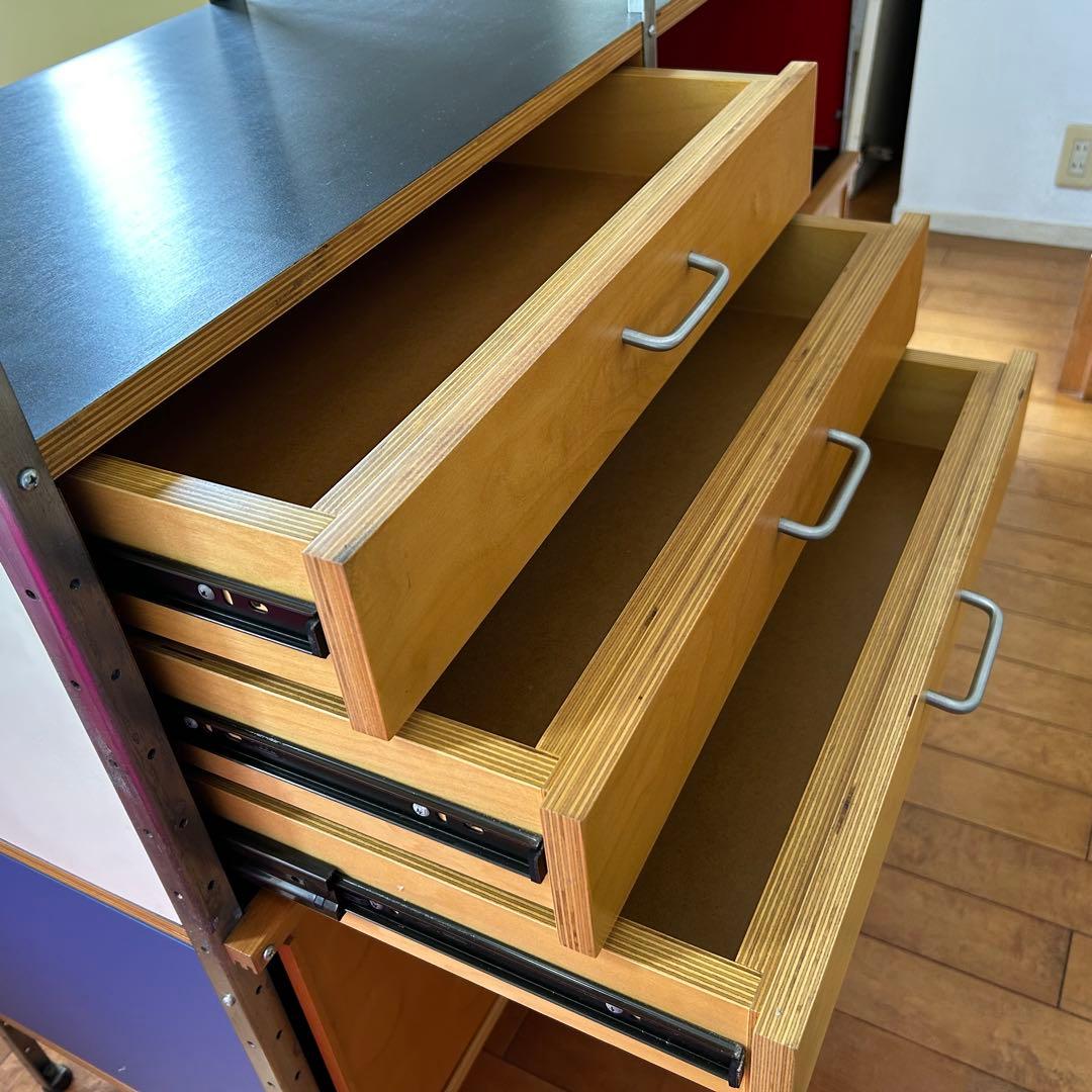 正規品 Herman Millerイームズストレージユニット4段2列