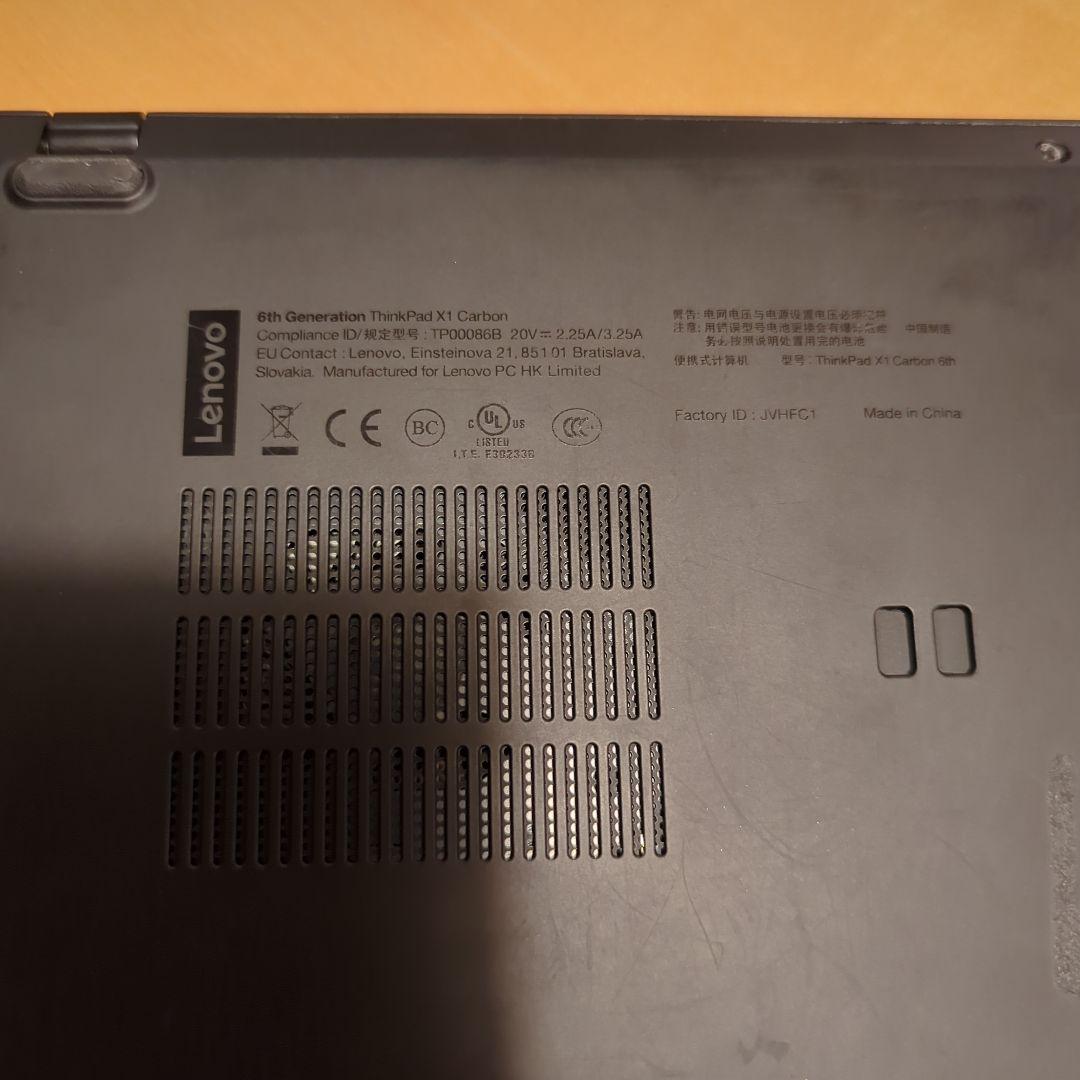 ThinkPad X1carbon Core i5 本体