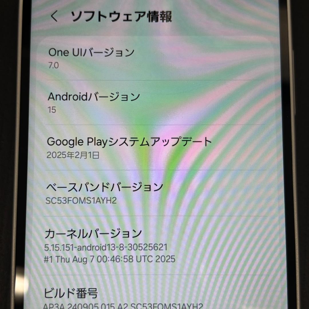 #15392　Galaxy A25 5G 64GB SC-53F docomo