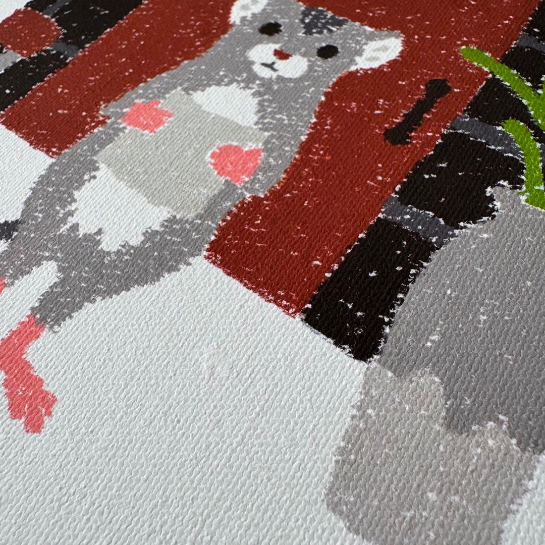 「手紙を読むハタネズミ」額装ジークレープリント　SOSHIKI アート　日本美術