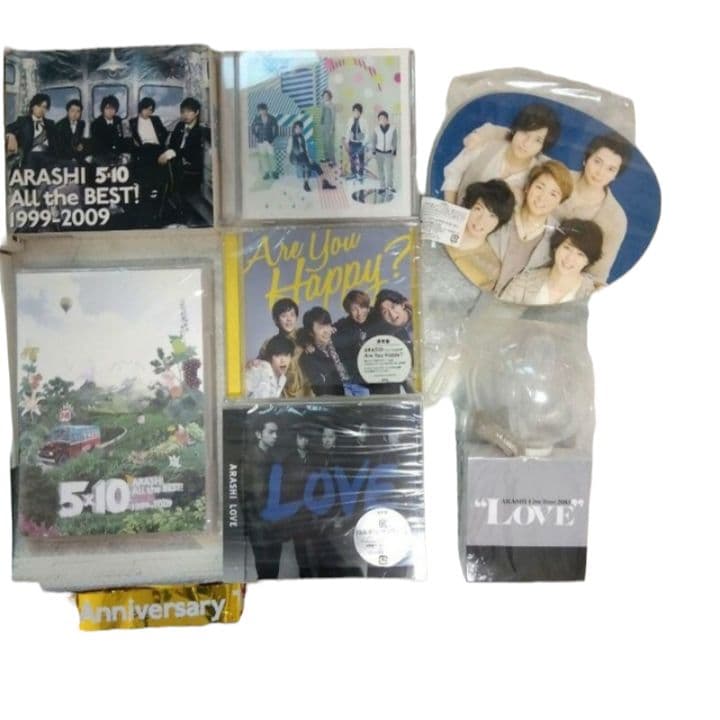 嵐 ARASHI LIVE 写真集 うちわ ペンライト アルバム CD PV