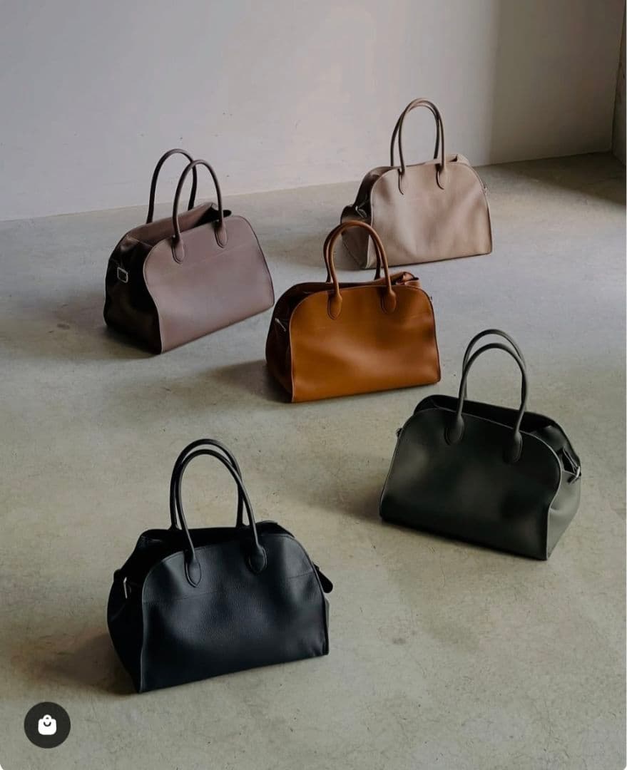 JISTRORY サイドベルトボストンバッグ　taupe brown