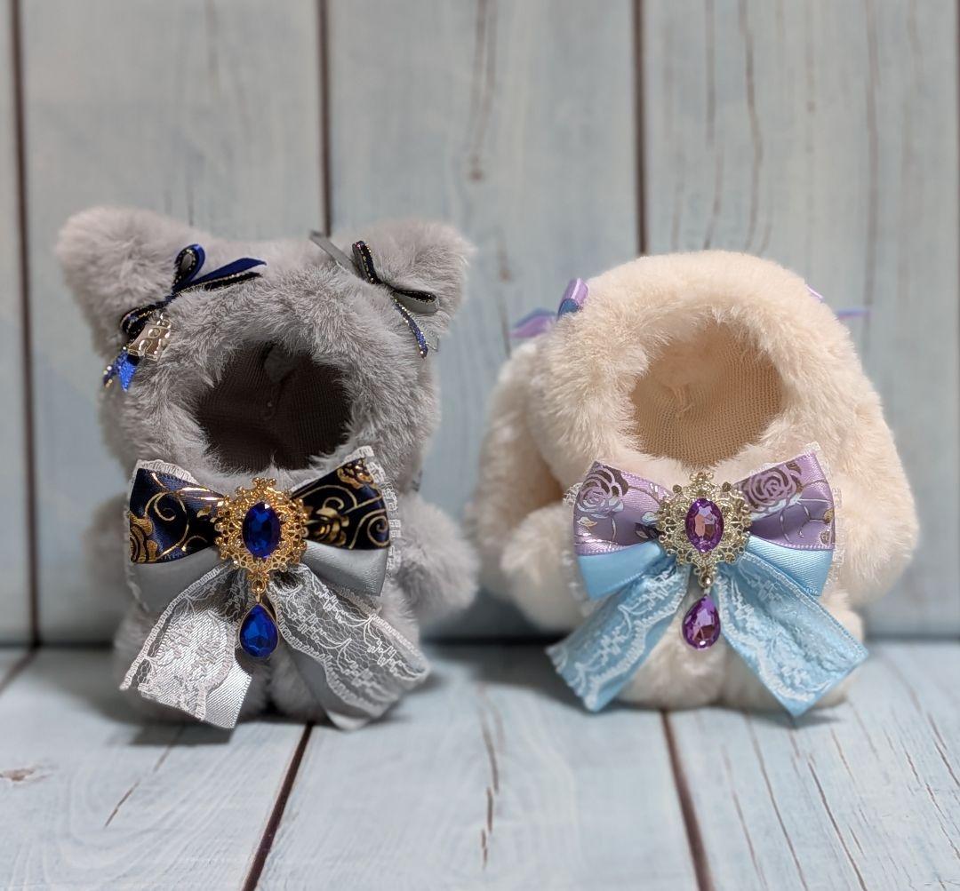 ぬい服 にじぱぺっと　オーダー うさぎ くま ねこ いぬ おすわり　にじぱぺ