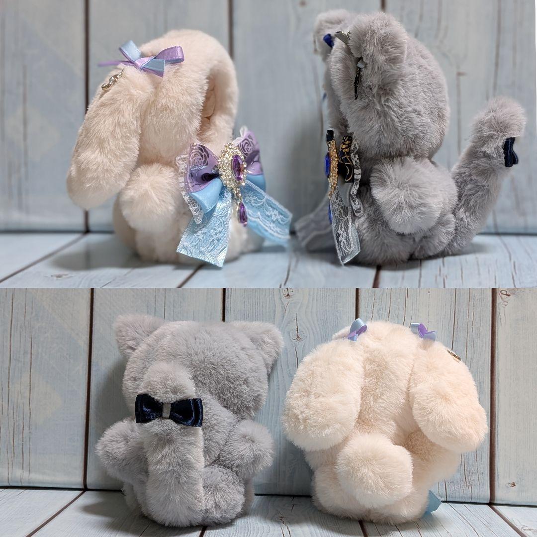 ぬい服 にじぱぺっと　オーダー うさぎ くま ねこ いぬ おすわり　にじぱぺ