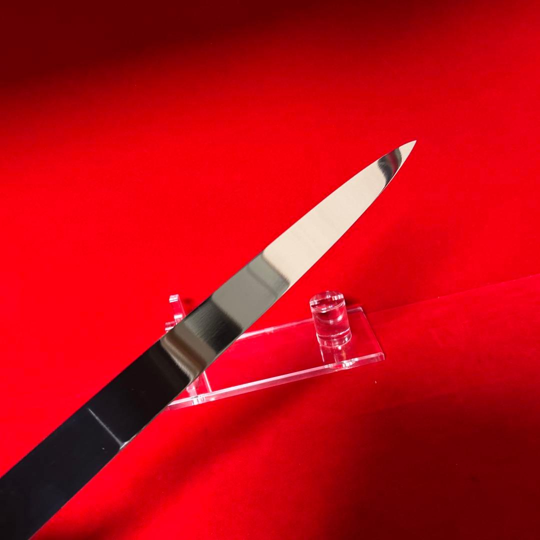 包丁　柳刃　尺　鏡面仕上げ　箱付　未使用品