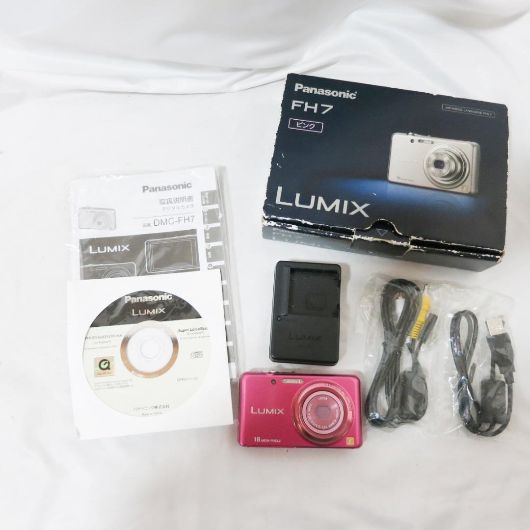 ✿Panasonic LUMIX　DMC-FH7 ピンク　デジタルカメラ✿