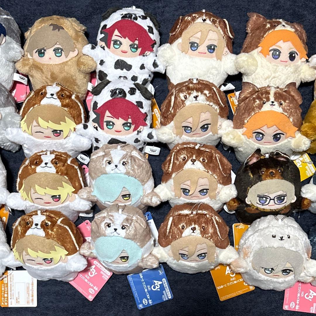 『A3!』 もふめ～と ワンワン ぬいぐるみ まとめ売り 大量 29点セット