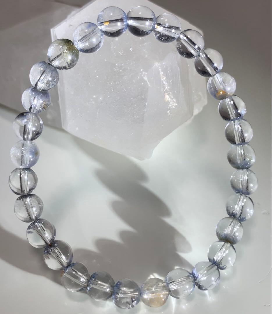 ⭐️限定品⭐️デュモルチェライトインクォーツ　ブレスレット　3本お纏め