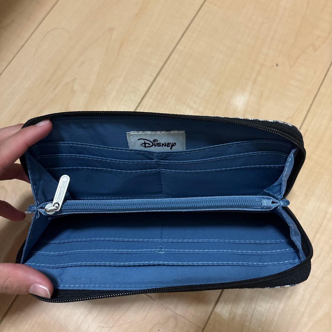 LeSportsac ディズニー チェック柄長財布