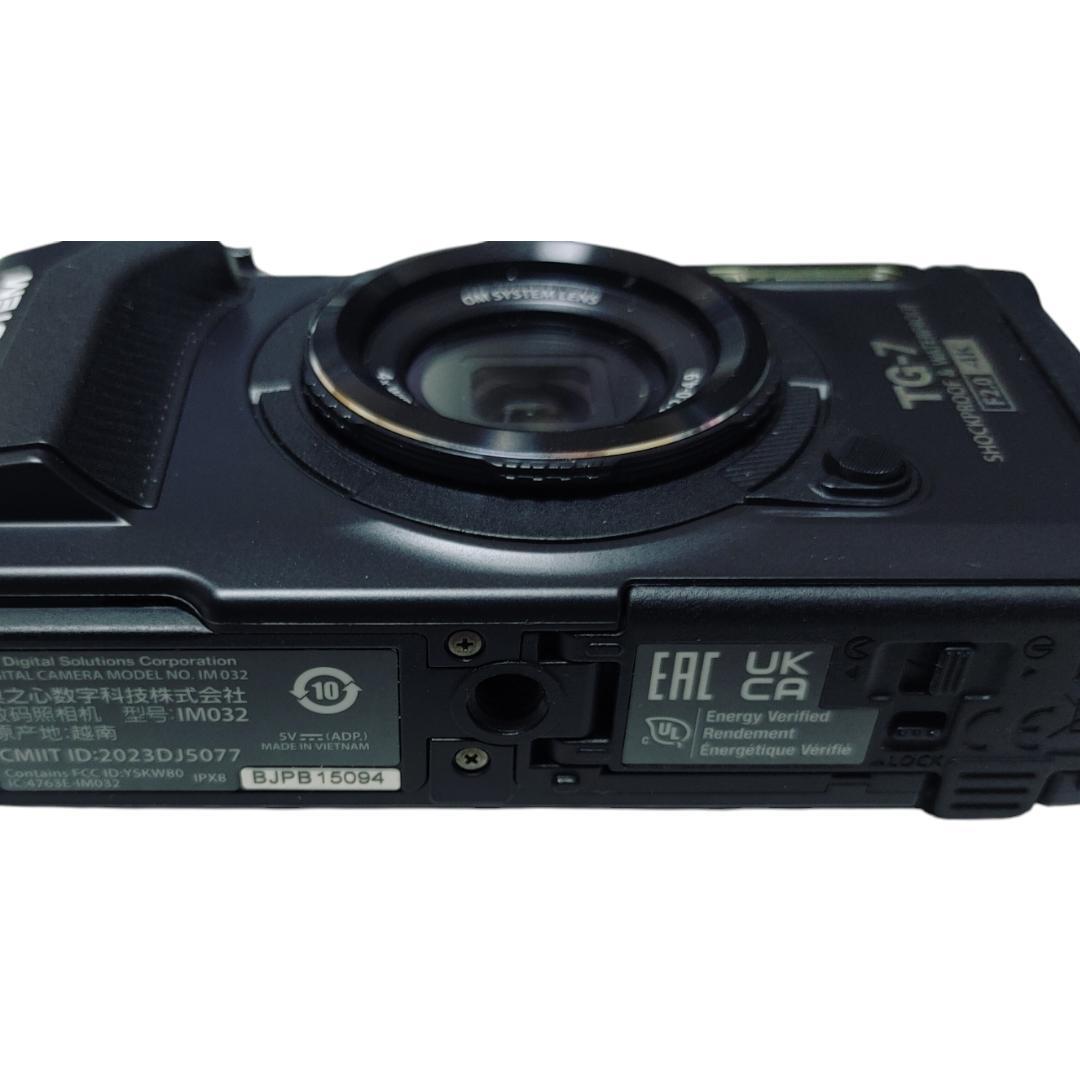 OM SYSTEM TG-7 ブラック【ほぼ新品】【匿名配送】【送料無料】