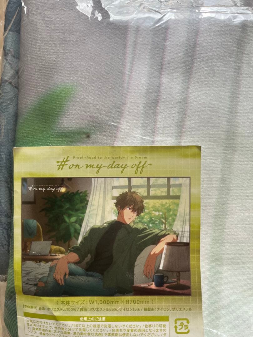 Free!RW夢 on my day off ライトブランケット 桐嶋夏也