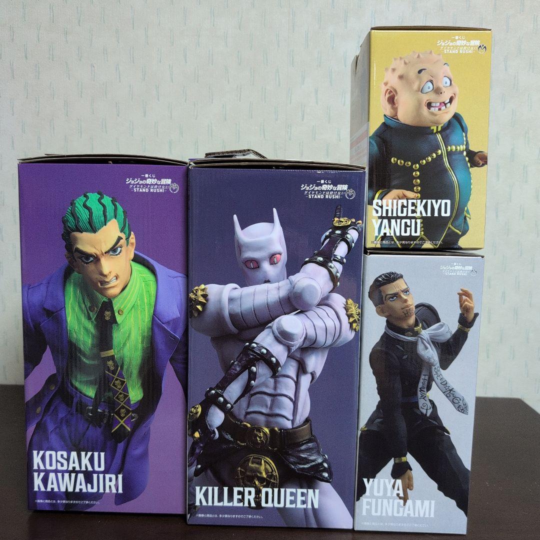 一番くじ　ジョジョの奇妙な冒険　フィギュア　A　B　C　D　E　F　コンプ　①