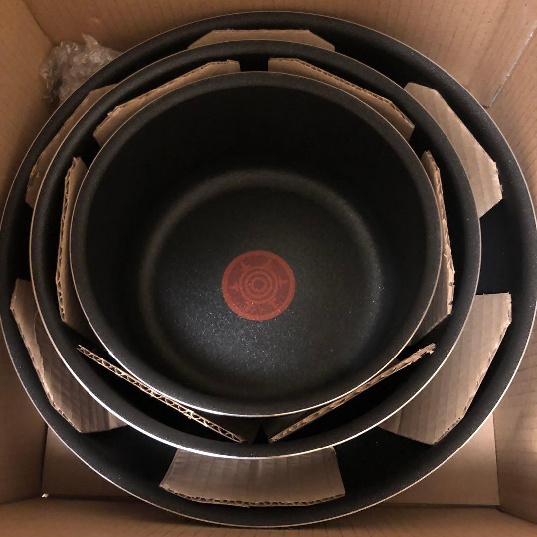 未使用　ティファール　T-fal 鍋・フライパンセット 4ピース