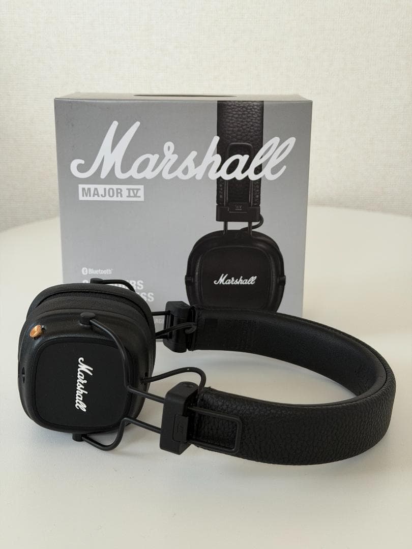 Marshall Major IV ワイヤレスヘッドホン ブラック