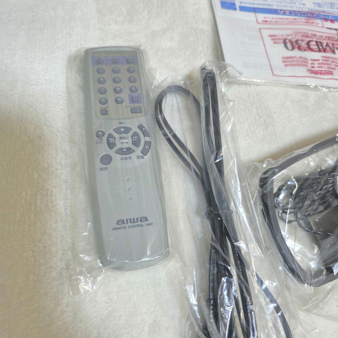 521未使用】 aiwa MD/CD ステレオ ラジオ カセット レコーダー
