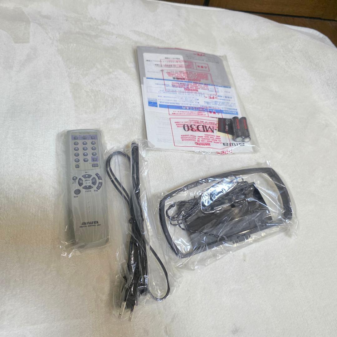 521未使用】 aiwa MD/CD ステレオ ラジオ カセット レコーダー