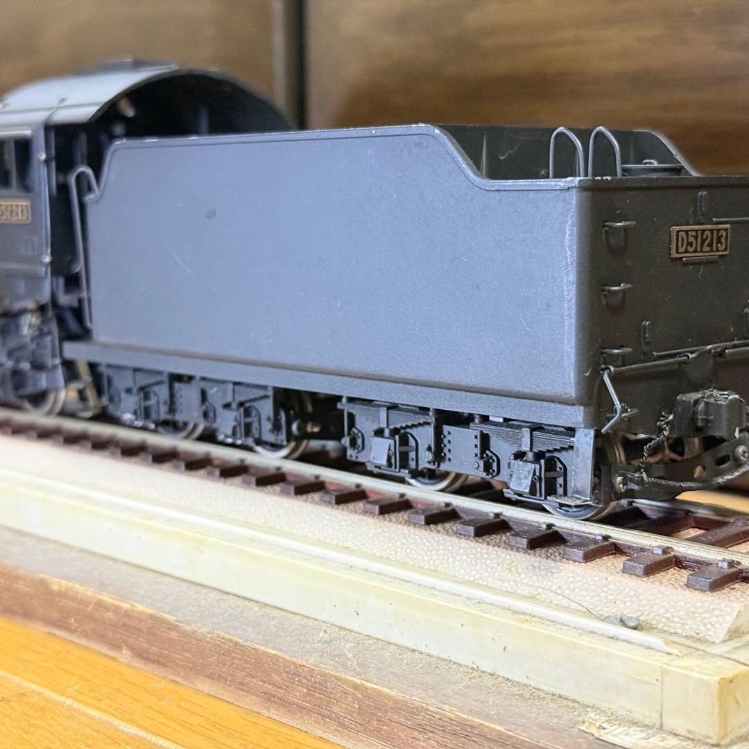 鉄道模型 SL 蒸気機関車 D51213 金属製（ケース付き）