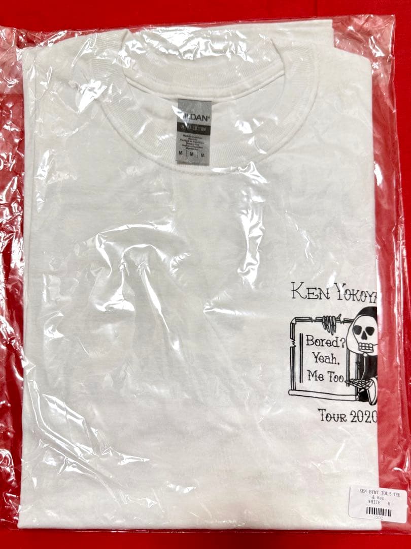 新品 KEN YOKOYAMA 横山 健『Bored?』ツアーＴシャツ白M