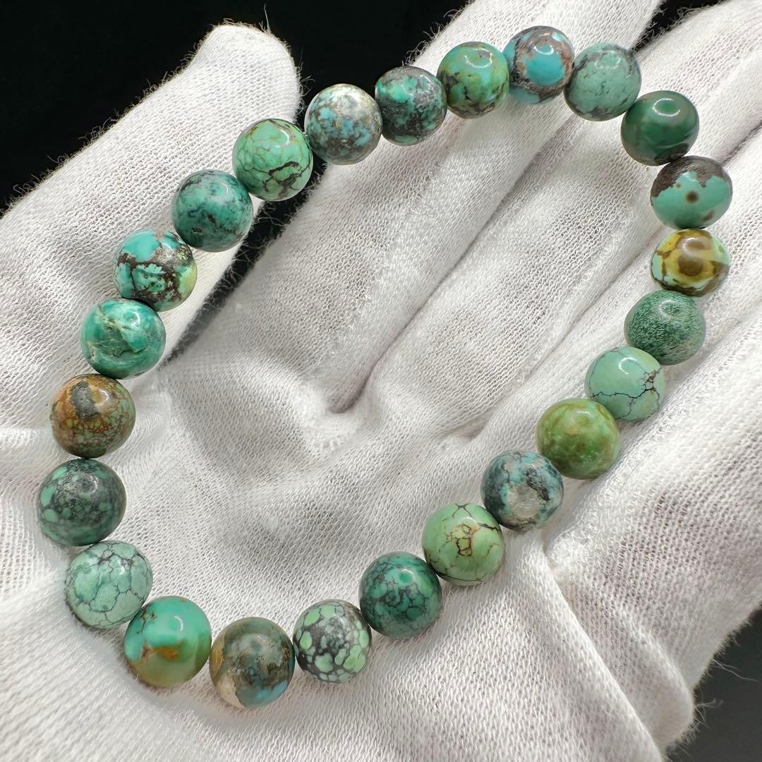 ハイクオリティ！　ターコイズブレスレット　⑨