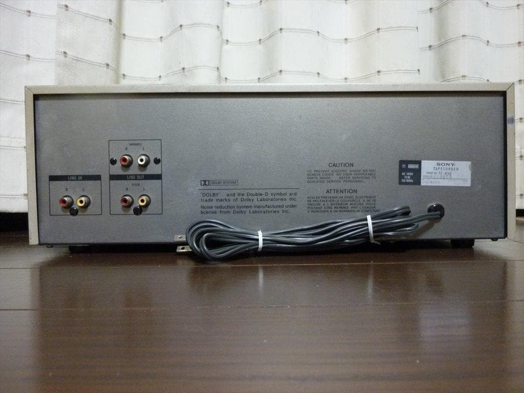SONY ソニー カセットデッキ TC-K50 修理済 全機能動作 ほぼ美品
