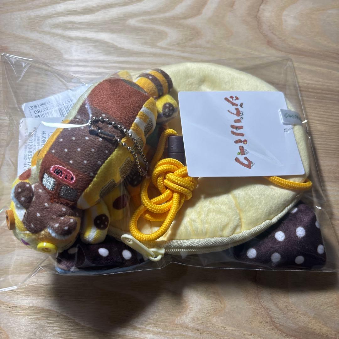 ジブリパークオリジナル　ネコバスダイカットポーチ＆ネコバスぬいぐるみセット